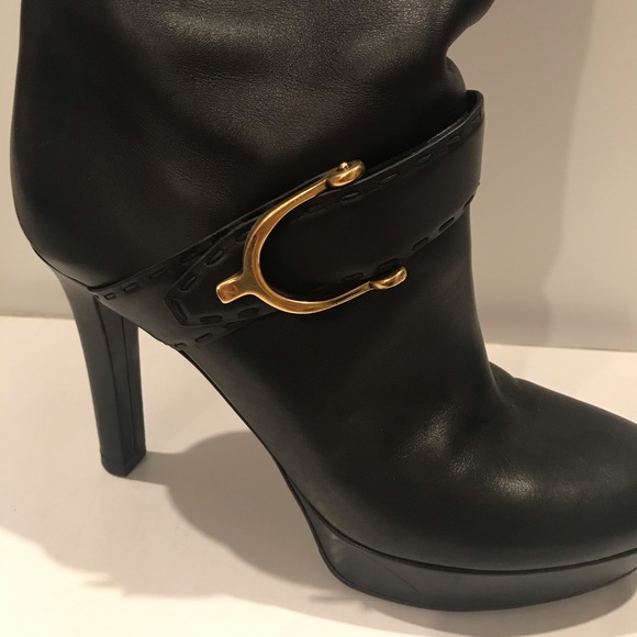 Gucci platform knee high horsebit boots - Picture 7 of 7